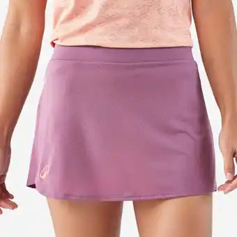 Decathlon Ademend padelrokje voor dames PSK 500 paars aanbieding