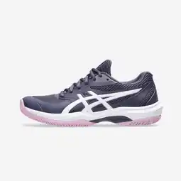 Decathlon Multicourt tennisschoenen voor dames GEL Game FF blauw paars wit aanbieding