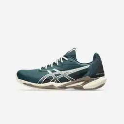 Decathlon Gravel tennisschoenen voor heren GEL Solution Speed FF 3 groen aanbieding