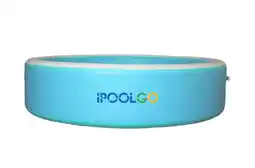 Decathlon Ronde IPOOLGO-zwembad 200x50 met handmatige hogedrukpomp aanbieding