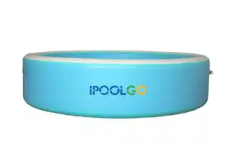 Decathlon Ronde IPOOLGO-zwembad 200x50 met handmatige hogedrukpomp aanbieding
