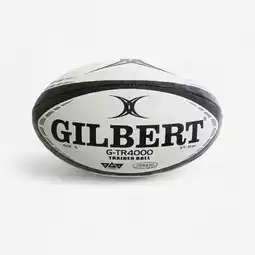 Decathlon Rugbybal GTR 4000 maat 5 wit zwart aanbieding
