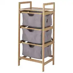Decathlon Vouwbare kledingkast Selsdon camping kleding plank laden meubels bamboe hout aanbieding