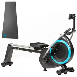 Decathlon Roeitrainer Nordlys met 3D scharnierende armen - connected - Traagheid 9 kg aanbieding