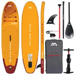 Decathlon Opblaasbaar AquaMarina Fusion Stand Up Paddle Board aanbieding