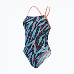 Decathlon Speedo Badpak Allover Digital Powerback Zwart/Blauw aanbieding