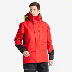 Decathlon Zeiljas voor heren Offshore 900 rood aanbieding
