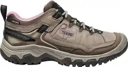 Decathlon Dames TARGHEE IV WP W Wandelschoenen Bruin-grijs/Roze aanbieding