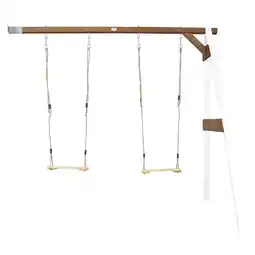 Decathlon AXI Nest Aanbouwschommel FSC Houten Wit/Bruin aanbieding