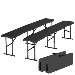 Decathlon Set 2 x Opvouwbare Bank Masi - Camping - Picknick - 180 cm - 300 kg aanbieding