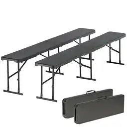 Decathlon Set 2 x Opvouwbare Bank Masi - Camping - Picknick - 180 cm - 300 kg aanbieding