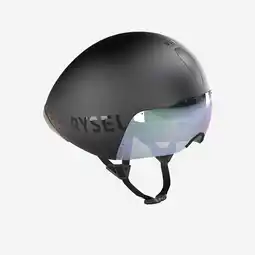 Decathlon Tijdrithelm triatlonhelm XCR zwart aanbieding