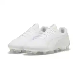 Decathlon KING ULTIMATE FG/AG voetbalschoenen PUMA White Silver Metallic aanbieding