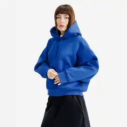 Decathlon Dameshoodie Elementals blauw aanbieding