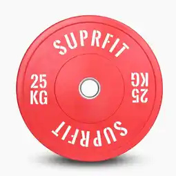 Decathlon Colored Bumper Plates White Logo (individueel) - 25 kg aanbieding