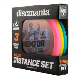 Decathlon Mega Distance Disc Golfset - 3 Long Distance Discs aanbieding