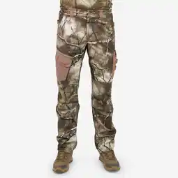 Decathlon ADEMENDE JACHTBROEK 500 CAMOUFLAGE TREEMETIC aanbieding