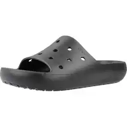Decathlon Flip-flops Crocs Model Classic Slide V2 Kleur Zwart aanbieding