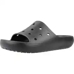 Decathlon Flip-flops Crocs Model Classic Slide V2 Kleur Zwart aanbieding