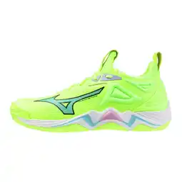 Decathlon Hardloopschoenen Mannelijk Mizuno Wave Momentum 3 Geel aanbieding