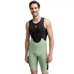 Decathlon Heren Wielrennen gravel korte fietsbroek Castleton Groen aanbieding