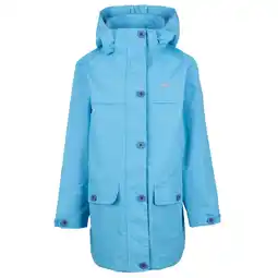 Decathlon Meisjes Fairly TP50 Waterdichte Jas (Blauwe luchten) aanbieding