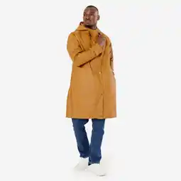 Decathlon Uniseks regenparka voor stadsfietsen 540 oker aanbieding