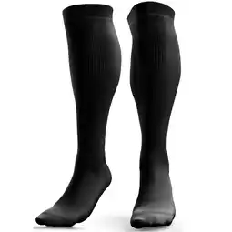 Decathlon Compressiekousen voor dames en heren (20-30 mmHg klasse 2) (zwart) aanbieding