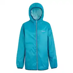 Decathlon Groot Buitenshuis Kinderen/Kinderen Lever II Packaway Rain Jacket (Blauw) aanbieding