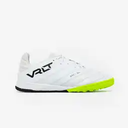 Decathlon Voetbalschoenen Viralto II Matador TF leer - wit limoengroen aanbieding