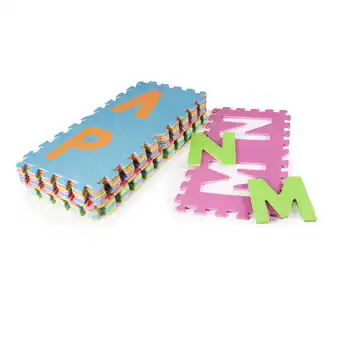 Decathlon Fitness- En Oefeningenmat Gymnasium Puzzel INDIGO Letters 26 Stukken aanbieding