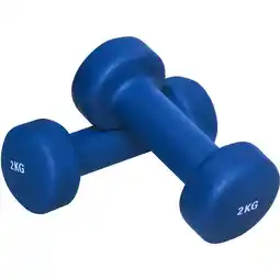 Decathlon Dumbellset - Halterset - Aerobics - Vinyl - 4 kg (2 x 2 kg) aanbieding