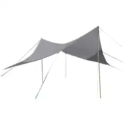 Decathlon Bo-Camp Tarp Travel ruit 4-Hoekig 5x5 Meter aanbieding