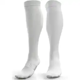 Decathlon Compressiekousen voor dames en heren (20-30 mmHg klasse 2) (wit, SM) aanbieding