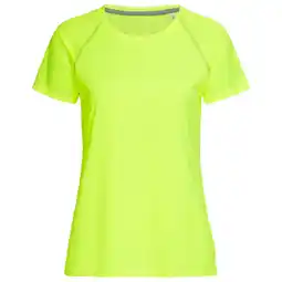 Decathlon Dames Team Raglan Actief TShirt (Cybergeel) aanbieding