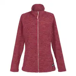 Decathlon Dames Mayse Full Zip Fleecejack (Mineraal Rood Mergel) aanbieding