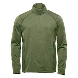 Decathlon Heren Treeline Performance Quarter Zip Sweatshirt (Saliegroen Heide) aanbieding
