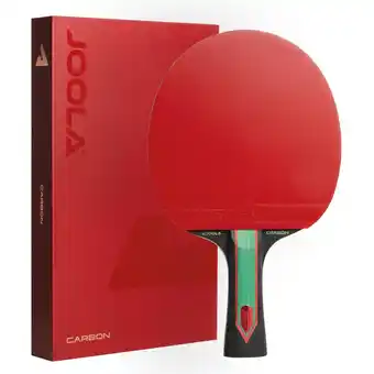 Decathlon Tafeltennisbat JOOLA RED CARBON CONTROL aanbieding