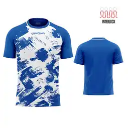 Decathlon Givova Interlock Sportshirt Royal-Wit 2XS - Ademend & Licht aanbieding