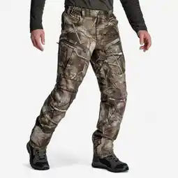 Decathlon Warme waterdichte geluidloze camouflagebroek voor de jacht 900 Treemetic aanbieding