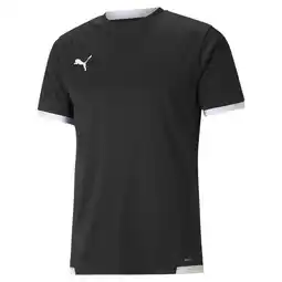 Decathlon teamLIGA voetbalshirt voor heren PUMA Black White aanbieding