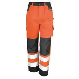 Decathlon Beschermen Volwassenen Unisex Hi Viz Cargo Broek (Hoi Vis Oranje) aanbieding