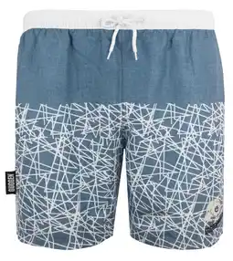 Decathlon GUGGEN MOUNTAIN ZM1609 Heren Zwembroek Geruit *Hoge kwaliteit print aanbieding