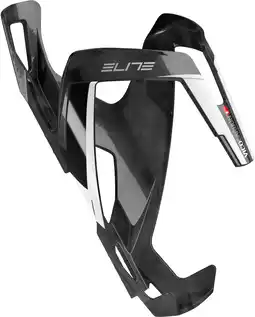 Decathlon ELITE Vico Carbon bidonhouder, zwart/wit aanbieding