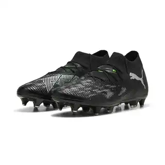 Decathlon FUTURE 8 MATCH MxSG voetbalschoenen PUMA Black Cool Light Gray Fluo Green aanbieding