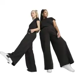 Decathlon Casual damesbroek Puma Wardrobe Essentials TR Wide Leg aanbieding