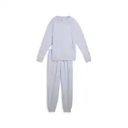 Decathlon Relaxed joggingpak voor dames PUMA Cool Weather Blue aanbieding