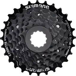 Decathlon Shimano CSHG200 7-Speed Cassette 12-28 Zwart voor Fietsen aanbieding