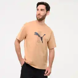 Decathlon Heren-T-shirt katoen bruin aanbieding