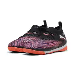 Decathlon FUTURE 8 MATCH IT Mid voetbalschoenen voor jongeren PUMA Black White Glowing Red aanbieding